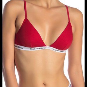 Calvin Klein Red Triangle Bralette